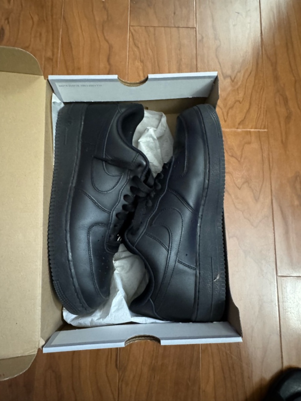 Men's Black Low-Top Nike AF1 Sneakers